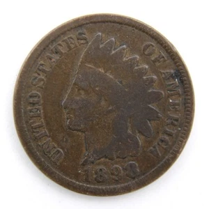 1898 - Penny testa di indiano - G/VG - C46 - Foto 1 di 2