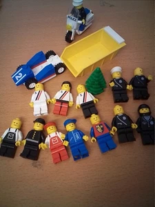 Vintage Lego Minifigures Classic Town bundle X 12 - Picture 1 of 6