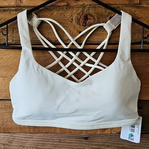 NWT Lululemon Free To Be Wild Bra Size 6 LMSB Lemon Sorbet Light Yellow - Picture 1 of 7