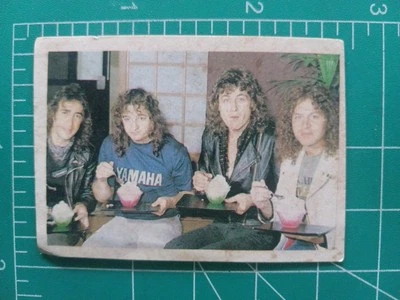1986 ROCK STARS STICKER CARD BRAZIL Y&T Y T GROUP BAND  - Image 1 of 2