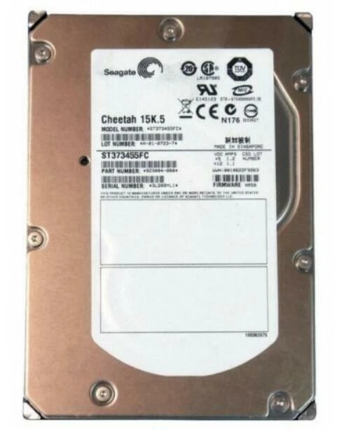 Seagate Cheetah 15K.5 73GB 15KRPM 3.5" (ST373455FC) FW 0003 FC fiber Hard Drive - Image 1 of 1