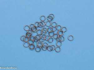 50 Sprengringe-Springringe-Splitrings-Rosco-6 mm/ 13 kg / Typ 2H Edelstahl - Bild 1 von 1