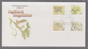 Australia 1982 Reptiles  Series 2 First Day Cover No 2 -  Bordertown SA 5286 - Picture 1 of 1
