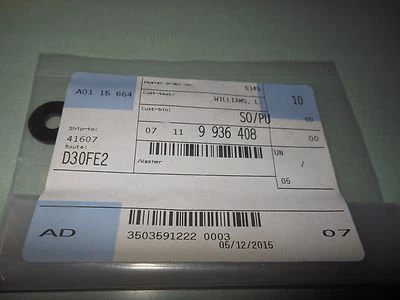 NOS BMW R 1100GS R 1150RS Lavadora Plana Cantidad. 10 # 07119936408 Foto 1 de 2