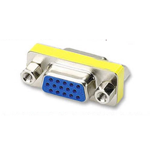 15 Polig Buchse Svga VGA Slimline Monitor Geschlecht Wechsler HD15 Adapter UK - Bild 1 von 1