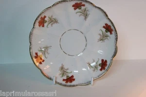 ANTICO PIATTINO INGLESE IN PORCELLANA / VINTAGE MELBA BONE CHINA SAUCER - Picture 1 of 3