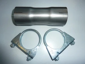 Tubo conector de perno en U abrazadera de escape de 1,5"" a 3"" hecho a medida para tamaño acero inoxidable - Imagen 1 de 1