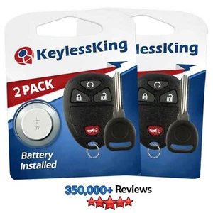 Fits 2007 2008 2009 Pontiac Torrent Keyless Entry Remote Car Key Fob 15913421 2x - Picture 1 of 4