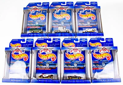 Hot Wheels 1999 Final Run Lot Corvette Range Rover Mercedes Kenworth Real Riders - Image 1 of 4