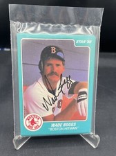 1988 STAR CO. WADE BOGGS RED SOX SIGNED AUTO CARD SET RARE UNOPENED SEALED 
