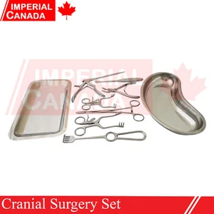 9 Pcs Cranial Surgery Set Leyla Basic Brain Neurology Surgery Kit DS-1640 - Picture 1 of 10