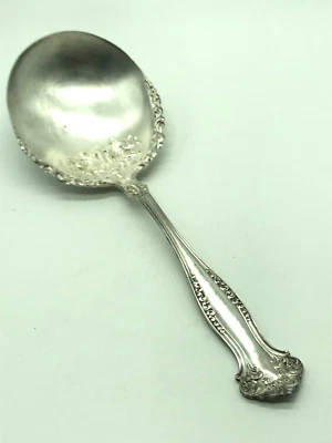 Cazuela de bayas lisas lisas lisas lisas de plata Rogers Avon 1901 rara antigua Foto 1 de 4