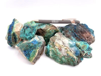 Shattuckit, Chrysokoll, Dioptas, Rohsteine 1 kg aus Namibia (Natur!) - Bild 1 von 3