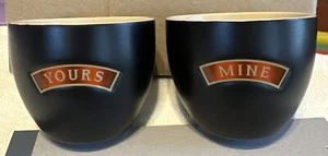 Tazas de café Bailey's Irish Cream Yours & Mine Expresso nuevas sin caja - Imagen 1 de 7