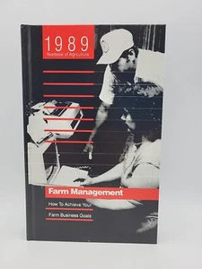 1989 Yearbook of Agriculture USDA Farm Management Goals Stamped Senator - Picture 1 of 13