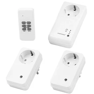 Smartwares 3-er Set Wifi Funksteckdose Weiß - Bild 1 von 2
