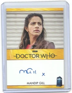 2022 Doctor Who Series 11 & 12 Mandip Gill (Yasmin Khan) autograph auto card UK - Picture 1 of 2
