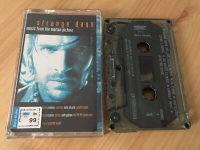 Strange Days Music Motion Picture Soundtrack Film Score Cassette Tape (1995) - Image 1 of 3