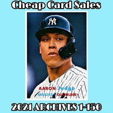 2021 Topps Archives Base YOU PICK Cards #1 - 150 NEW!!! (Updated 12/14/2021)