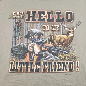 Buck Wear Shirt Men's Large Tan Deer Hunting Outdoors Nature Y2K Graphic - Picture 1 of 8