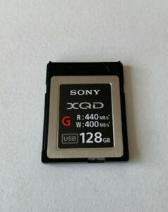 Sony XQD Memory Card 128GB G-Series - R: 440MB/S W: 400MB/S