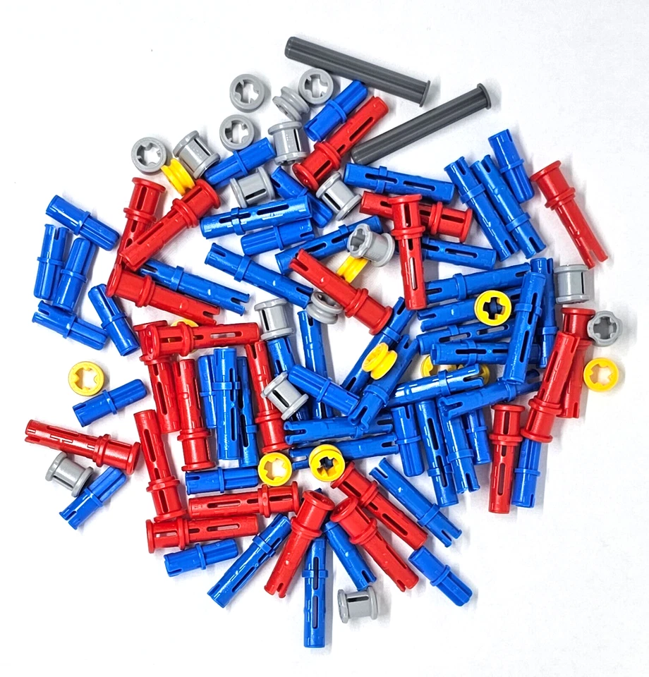 LEGO Assorted Pack:  Pin, Bush, Half Bush, Axle    (technic,car,robot,connector) - Image 1 of 1