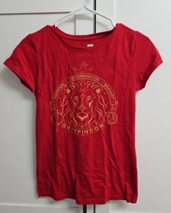 Harry Potter Red Gryffindor Lion T Shirt Youth XL 14/16 - Picture 1 of 2