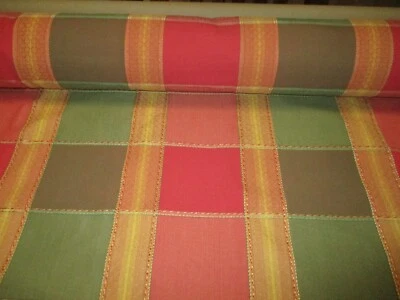 BTY - Vintage Beautiful Kravet Couture Plaid  upholstery drapery  fabric NOS - Image 1 of 3