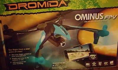 Dromida Ominus FPV UAV Quadcopter Drone RTF + HD Camera, Open Box deals, DIDE02 - Image 1 of 3