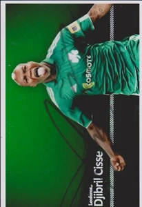 FOOTBALL PHOTO DJIBRIL CISSE PANATHINIAKOS SIGNATURE ORIGINALE - Picture 1 of 1