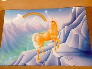 UNICORN Andy MACK RAI ARGUS PHOTO POSTER ART 1984 Semantodontics Phoenix 14"x21" - Picture 1 of 3