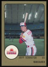 1988 ProCards Vancouver Canadians JEFF SCHAEFER RC WHITE SOX ORIOLES