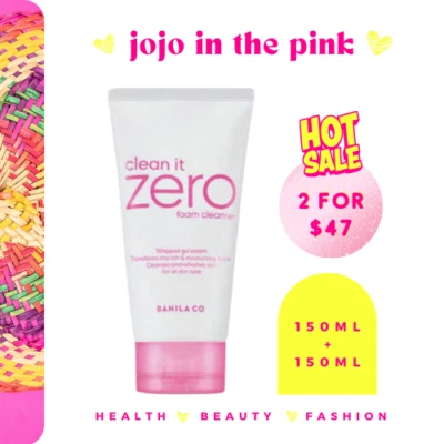 [VENTA FLASH] BANILA CO Limpiador de espuma Clean It Zero (150 ml) (2 botellas) Foto 1 de 3