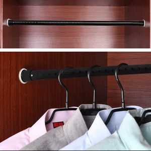 Teleskopstange Gardinenstange Ohne Bohren Duschvorhangstange Klemmstange 1-4m - Bild 1 von 30