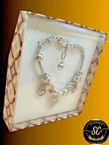 Adrienne Vittadini Kette Armband Roségoldfarben Zirkonia Verstellbar Neu - Bild 1 von 9