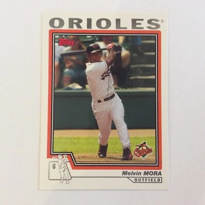 2004 Topps #588 Melvin Mora Baltimore Orioles - Image 1 of 2