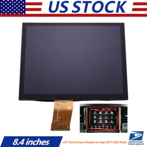 8.4" Uconnect 4C UAQ 17-22 Replacement LCD Display Touch Screen Radio Navigation - Picture 1 of 8