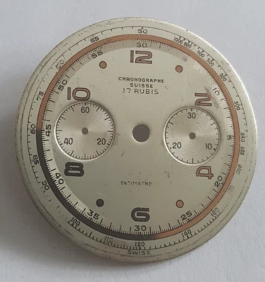 Chronograph Suisse Dial For Landeron Caliber 48 - Image 1 of 4