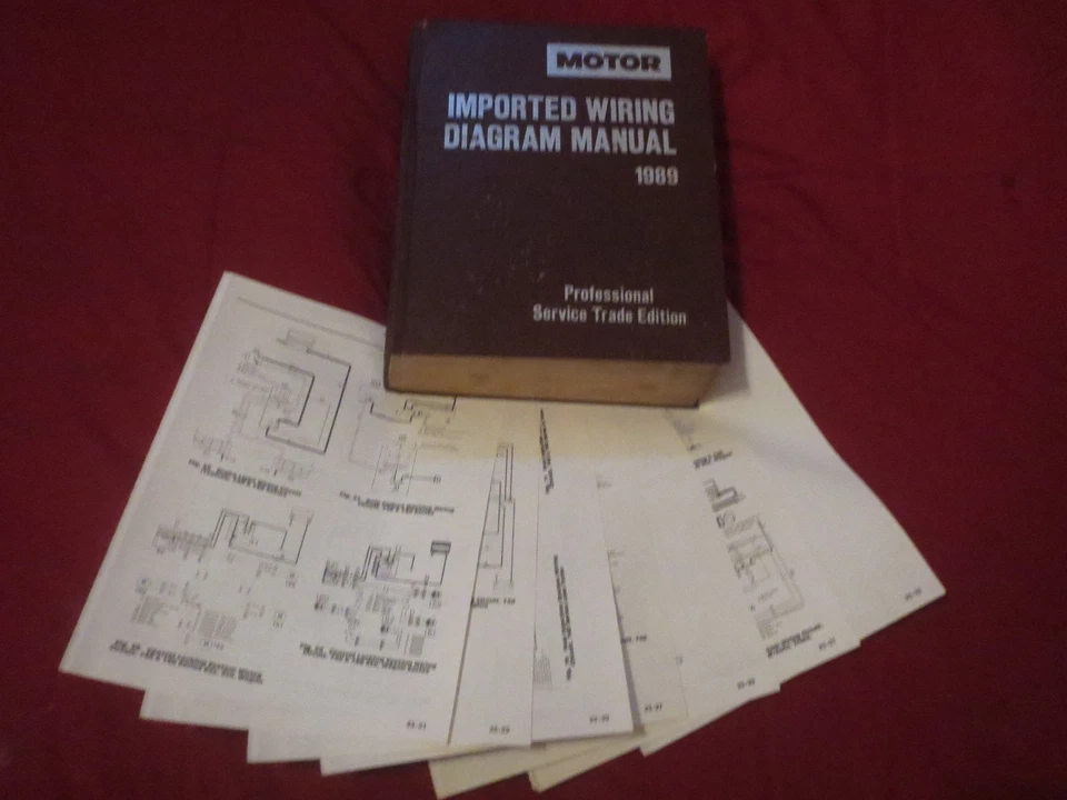 Juego de esquemas de diagramas de cableado Acura Integra Legend 1989 Foto 1 de 1