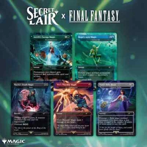 MTG Secret Lair x FINAL FANTASY: Grimoire EN - Non-Foil Edition - Picture 1 of 6