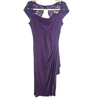 Y2K 婴儿娃娃连衣裙 Hoco Prom Whimsigoth Fairy Grunge 蕾丝皱褶圆领 尺寸 6  — 第 1/4 张图片