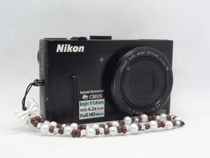 NIKON Coolpix P300 12MP Kompakt-Digitalkamera - Schwarz mit Ladecase - Bild 1 von 16