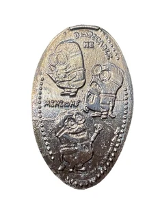 Despicable Me Minions, Universal Studios Souvenir Zinc Elongated Pressed Penny - Picture 1 of 5