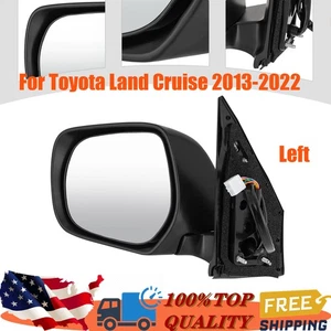 For Toyota Land Cruiser 2013-2021 2022 Left Driver Side Rearview Mirror Assembly - Picture 1 of 13