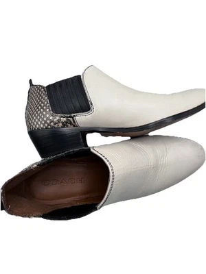 BOTAS CORTAS DE CUERO COACH DEVIN SHOOTIE PARA MUJER TALLA 7 PRECIO DE VENTA SUGERIDO POR EL FABRICANTE 225,00 $ Foto 1 de 4