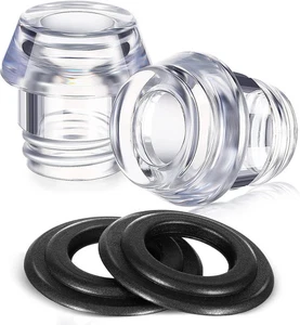 Farberware Kaffee Kaffeemaschine Ersatzdeckel, 2 Sets, transparent - Bild 1 von 2