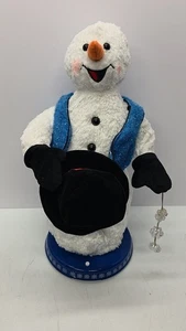 Gemmy Snowflake Spinning Snowman Dancing Singing Snow Miser REPAIR - Picture 1 of 14
