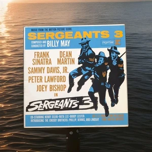 Billy May Sergeants 3 OST 12" L.P. Dean Martin Frank Sinatra Sammy Davis Jr P161 - Picture 1 of 7