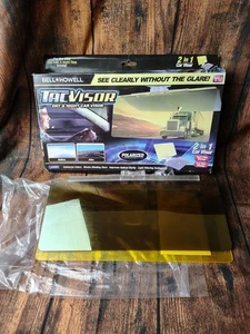 Tacvisor by Bell Howell for Day and Night Polarized Sun Visor Anti-Glare UV B - Picture 1 of 1