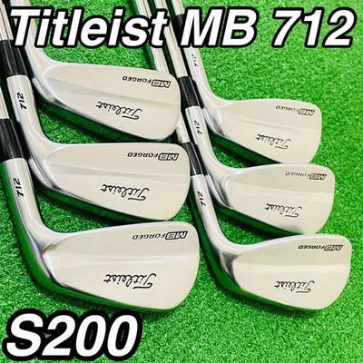Titleist MB 712 Irons #5-9,Pw(6Clubs)/Dynamic Gold/Flex:Stiff/ Iron set - Image 1 of 4